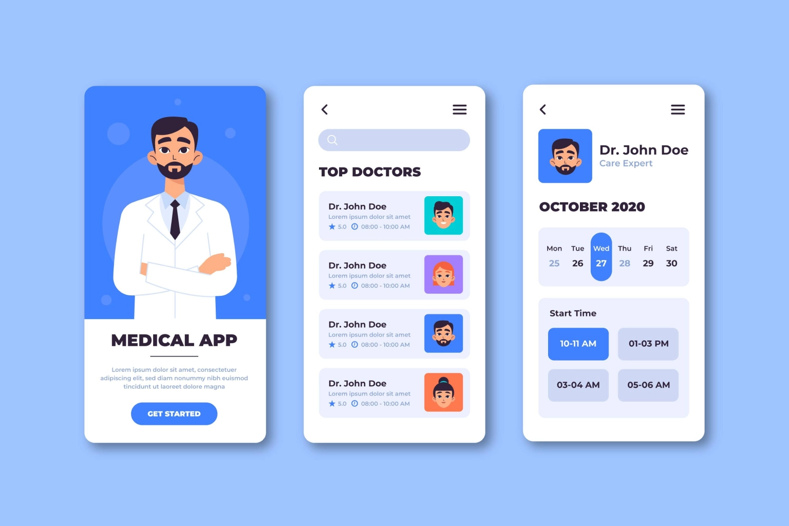 healthcare app development steps