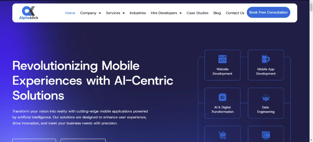 Alphaklick Leading IT Services And Mobile App Development In India