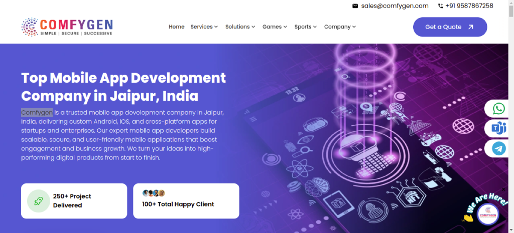 Comfygen Mobile App Development Company
