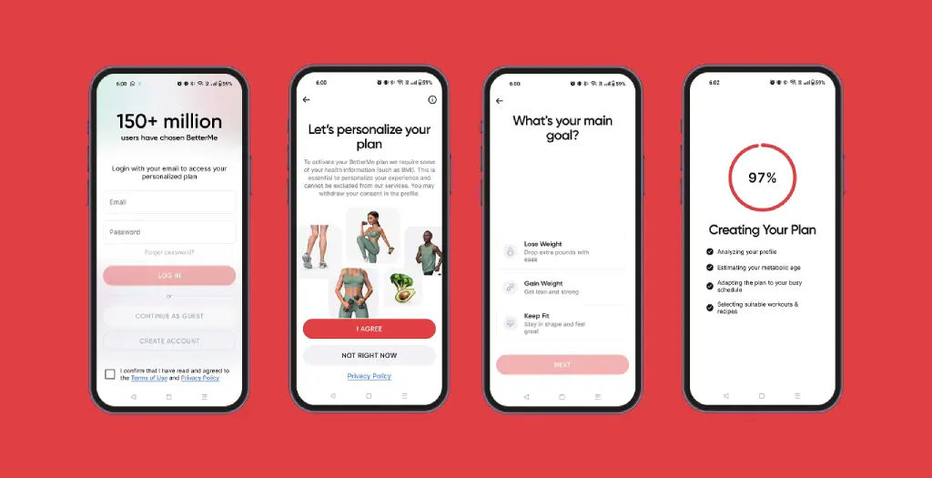 betterme app development cost