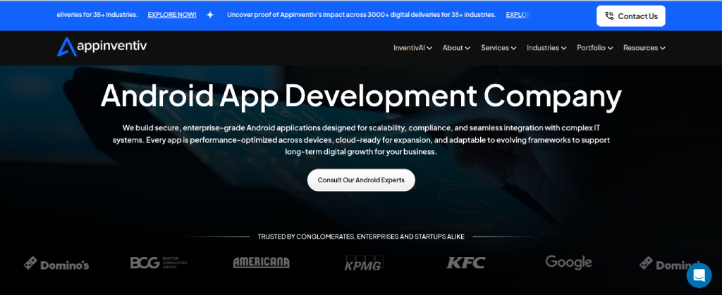 Appinventiv Android App Development