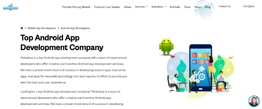 Mobulous Android App Development Company India