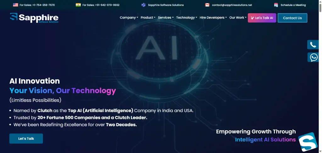 Sapphire best ios mobile app development company