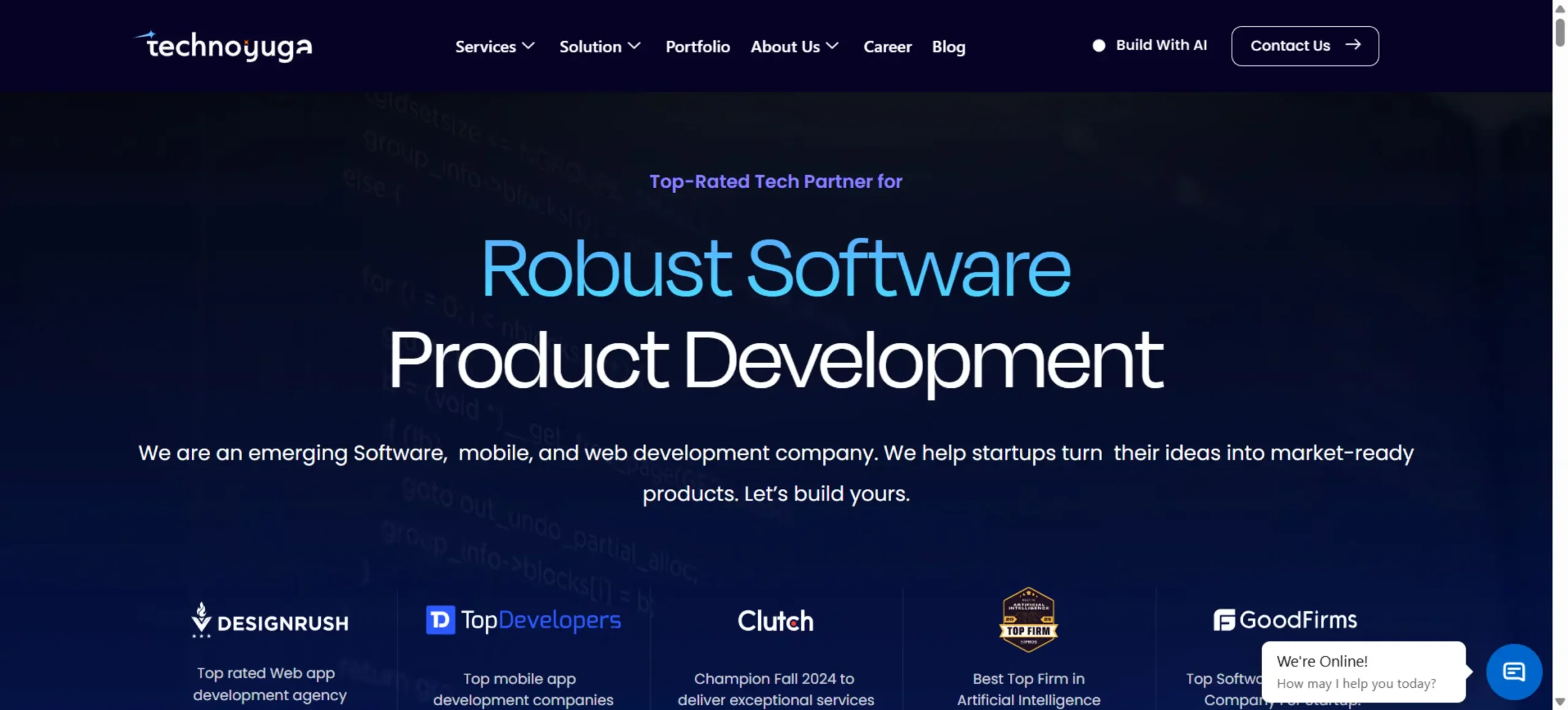 TechnoYuga AI First Mobile App Software Development Company scaled