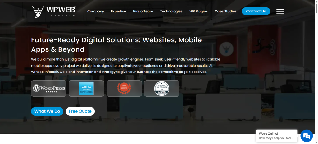 WPWeb Infotech Shopify Development company in India