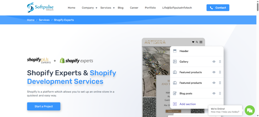 softpluse top shopify experts in india