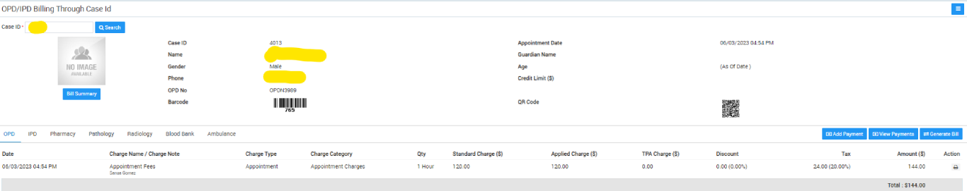 Healthcare Admin Panel Interface Design