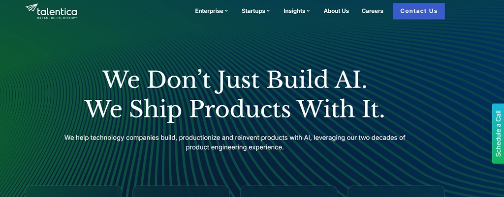 talentica software ai development